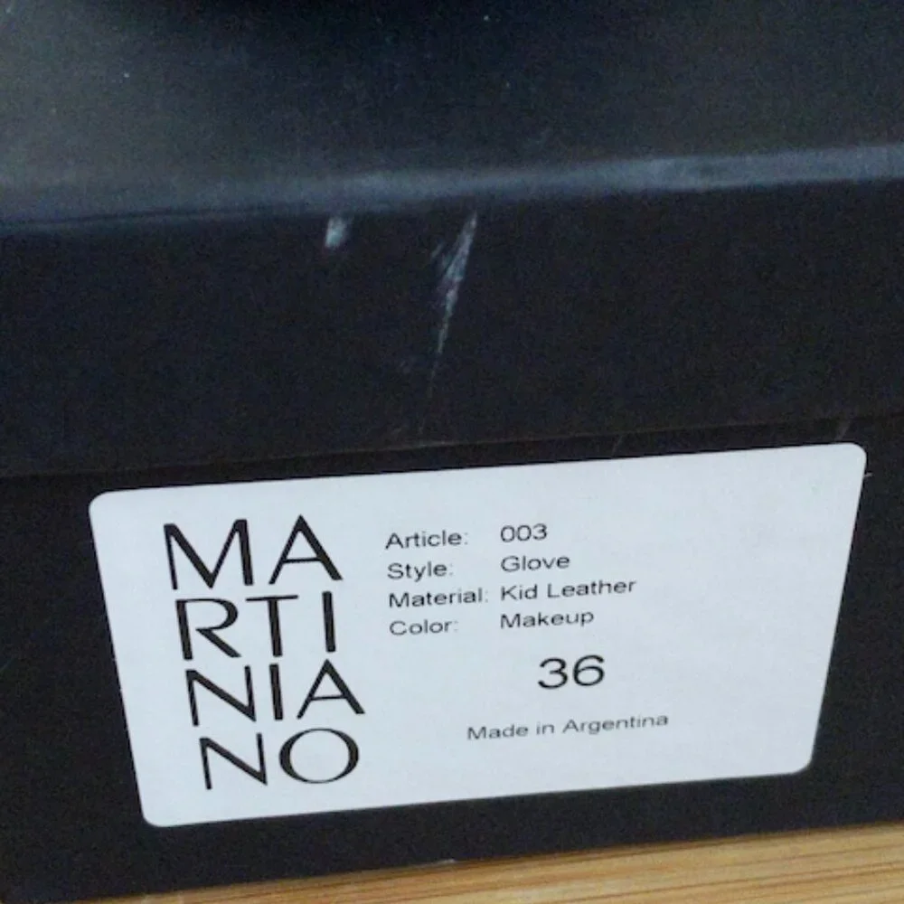 Martiniano Glove Shoe size 36 EUC Makeup - Picture 4 of 7